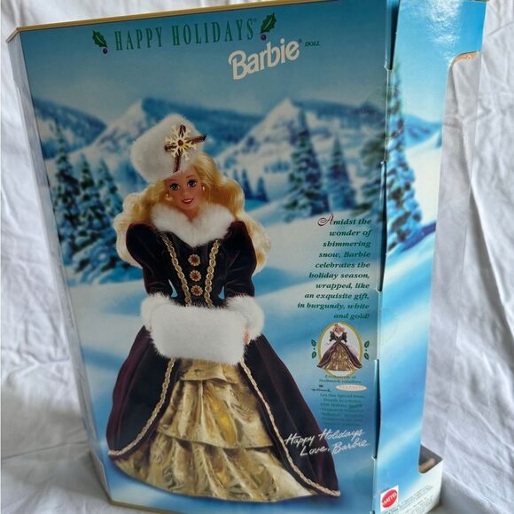 1996 Vintage Happy Holidays Barbie Limited Edition - Picture 2 of 2